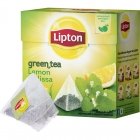 Чай Lipton Green Lemon Melissa зеленый, 20 пакетиков