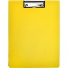  Папка-планшет с крышкой Attache Selection пластиковая желтая.