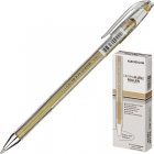 Ручка гелевая золото металлик CROWN, 0,7мм