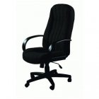 Кресло для руководителя Т898 черное ткань/пластик.