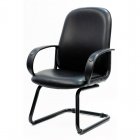 Кресло CH279-V кожзам черный, низкая спинка