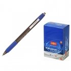 Ручка шариковая масляная автоматическая Unimax Glide Trio RT GP Steel синяя 