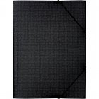 Папка-короб на резинке Attache Confidence A4 пластиковая черная ,0.8 мм