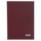 Ежедневник на 2020 год Attache бумвинил А5 176 листов бордовый (147x206 мм)